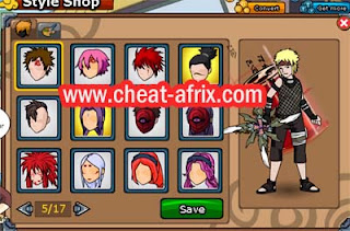 Cheat Hair Style Ninja Saga New Fix 100% Work