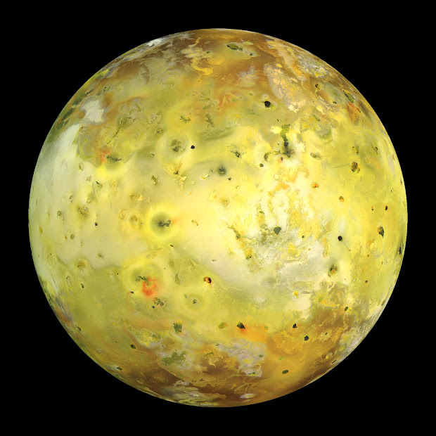 NASA's Galileo highest resolution image of Jupiter's moon Io