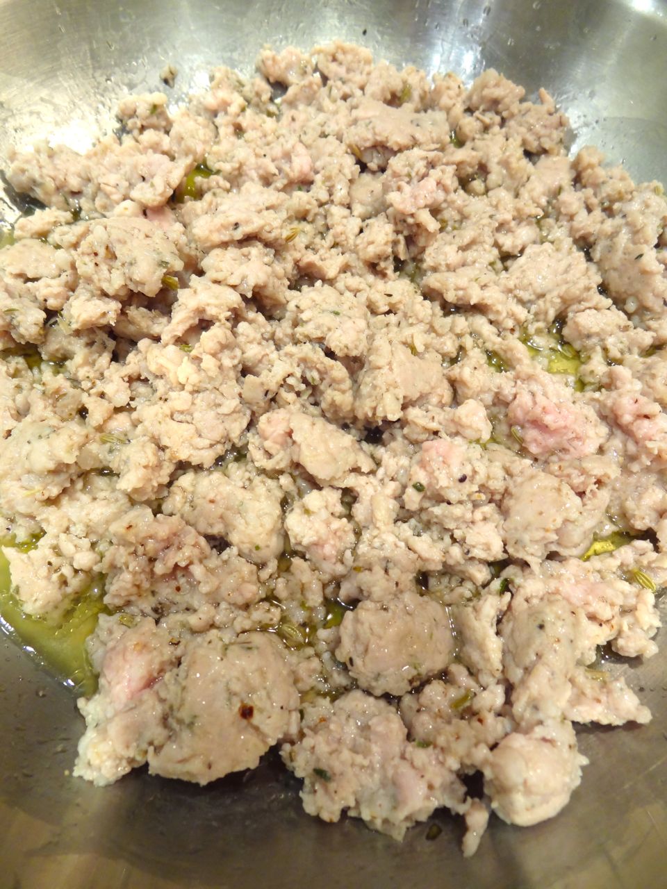 Scrumpdillyicious Italian Sausage, Leek, Mushroom & Apple Stuffing