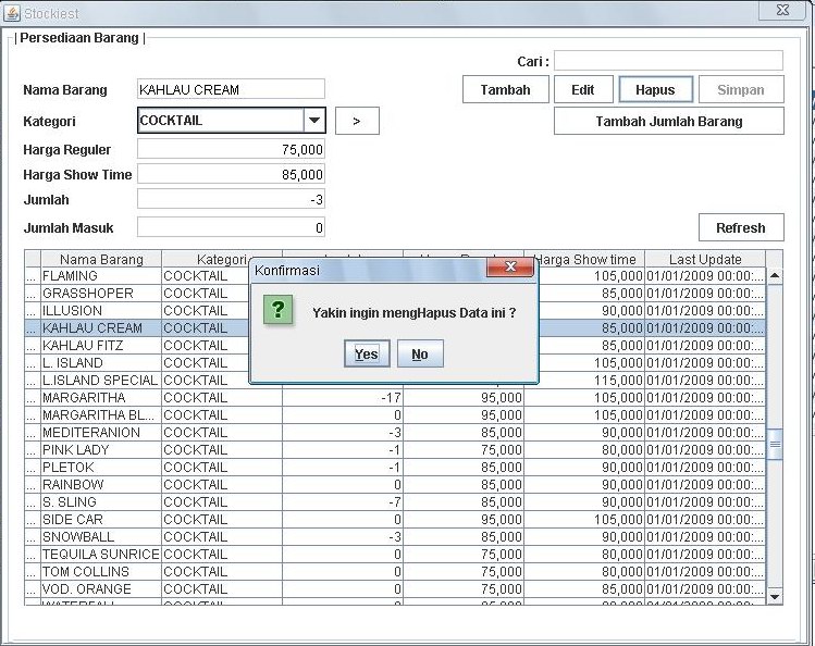 Administrasi Inventaris Sarana dan Prasarana Melalui