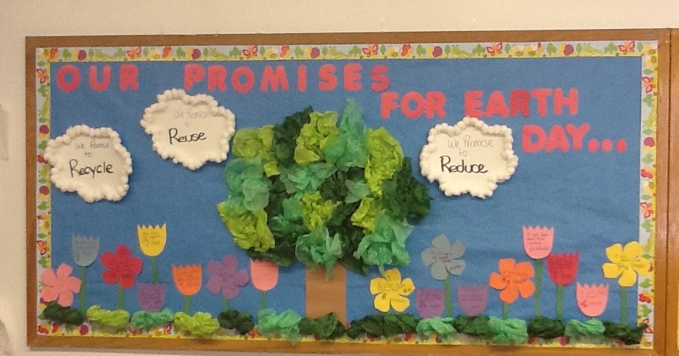 Future Teacher Earth Day Bulletin Board 41612