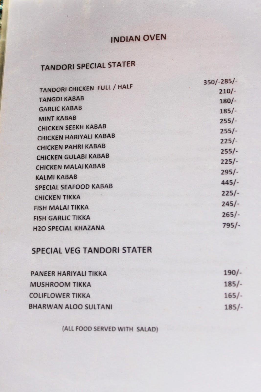 Travel and food tales Goa Food, Menus Agonda