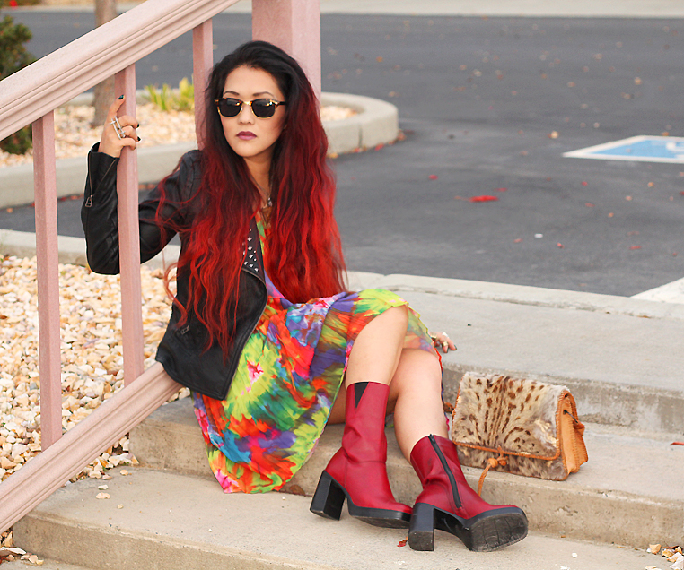 Red Ombre Hair Sustainable Siren