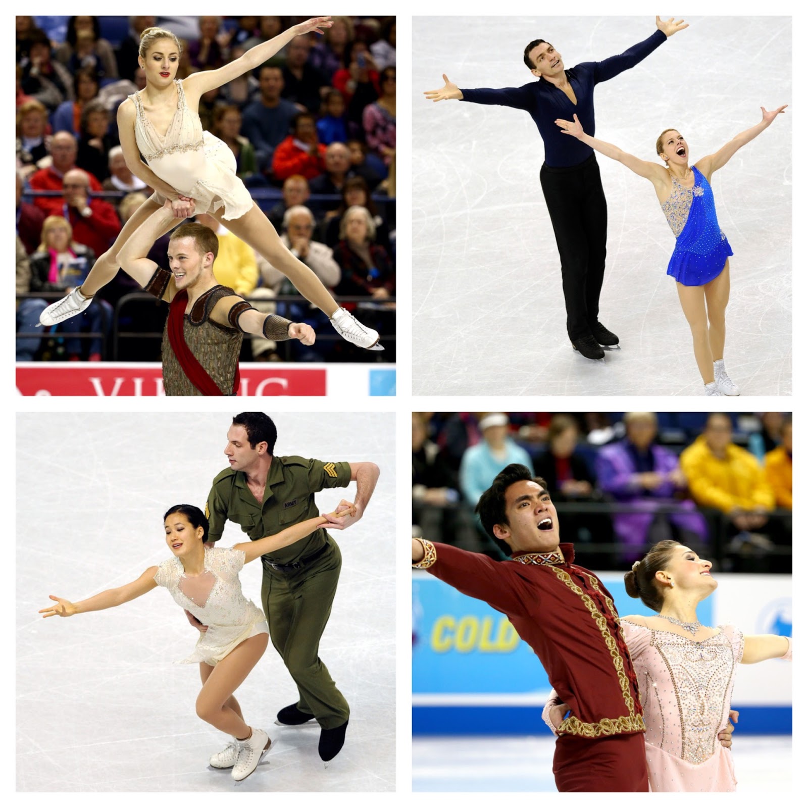 ICE STYLE.....2015 US Figure Skating Championships Costumes PAIRS, ICE