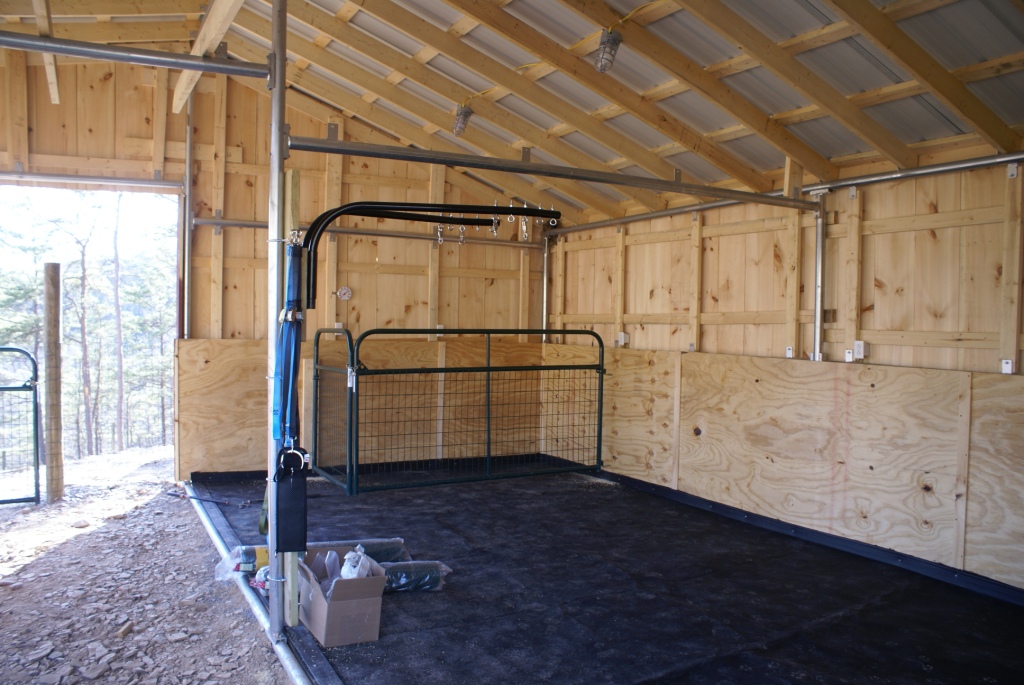 Hidden Bend Retreat, Romney West Virginia Alpaca Barn Completed