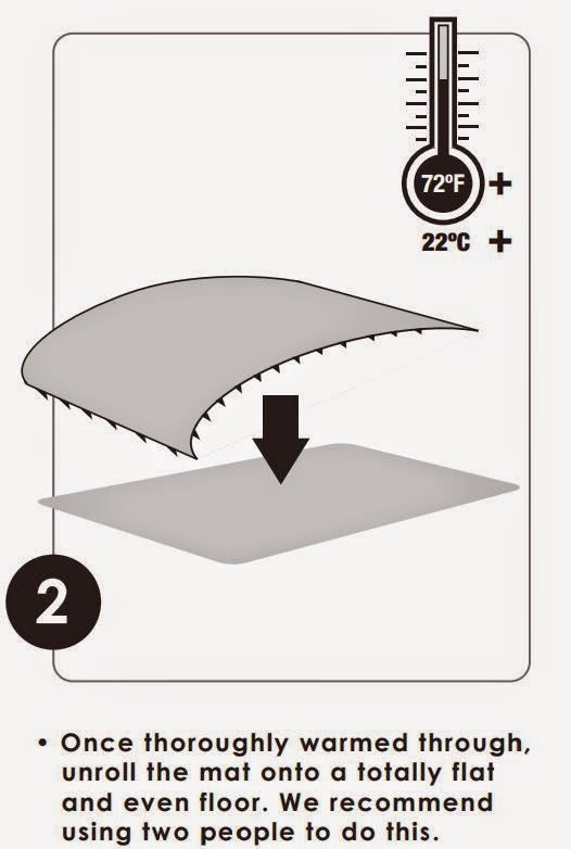 Floortex Surface Protection How to unroll your PVC chair mat.