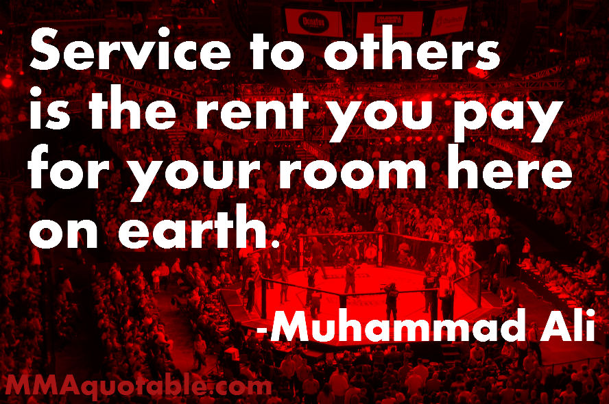 Motivational Quotes with Pictures (many MMA & UFC): Muhammad Ali Quote