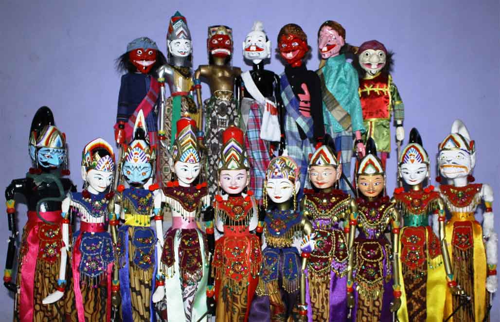 Black N White Note Wayang Golek Puppet Theater Of West Java