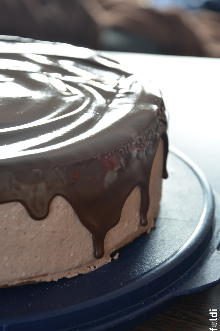 foldi Melted Chocolate Cake Topping