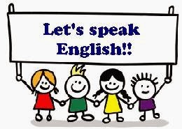 speak in english