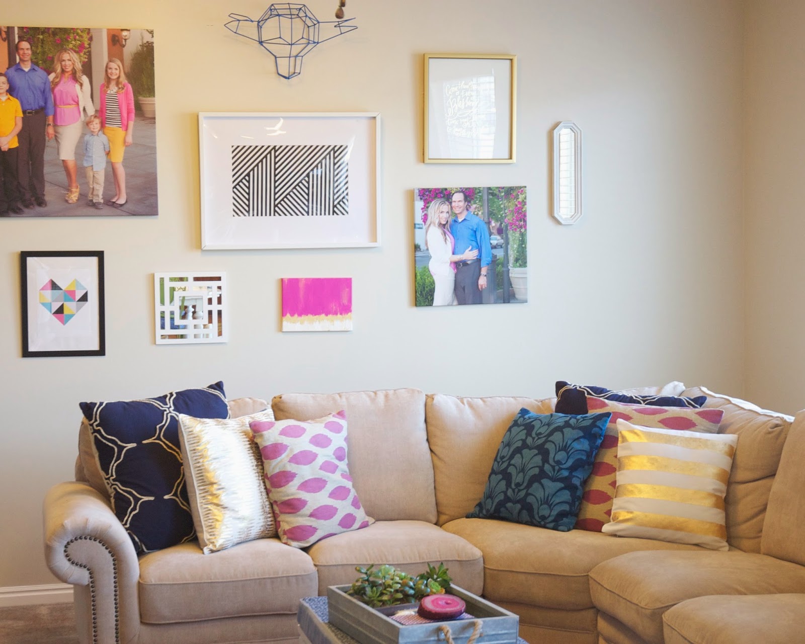 restlessrisa Gold Leaf Pillow DYI