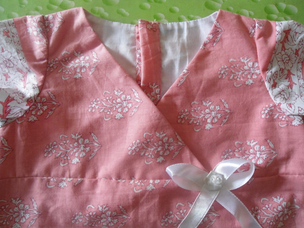 Frills and Flares Empire Waist Surplice Or WrapOver Dress