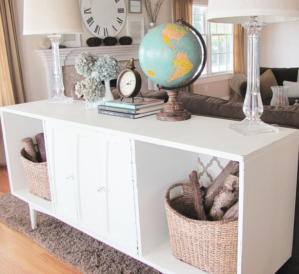 vintage stereo repurposed furniture