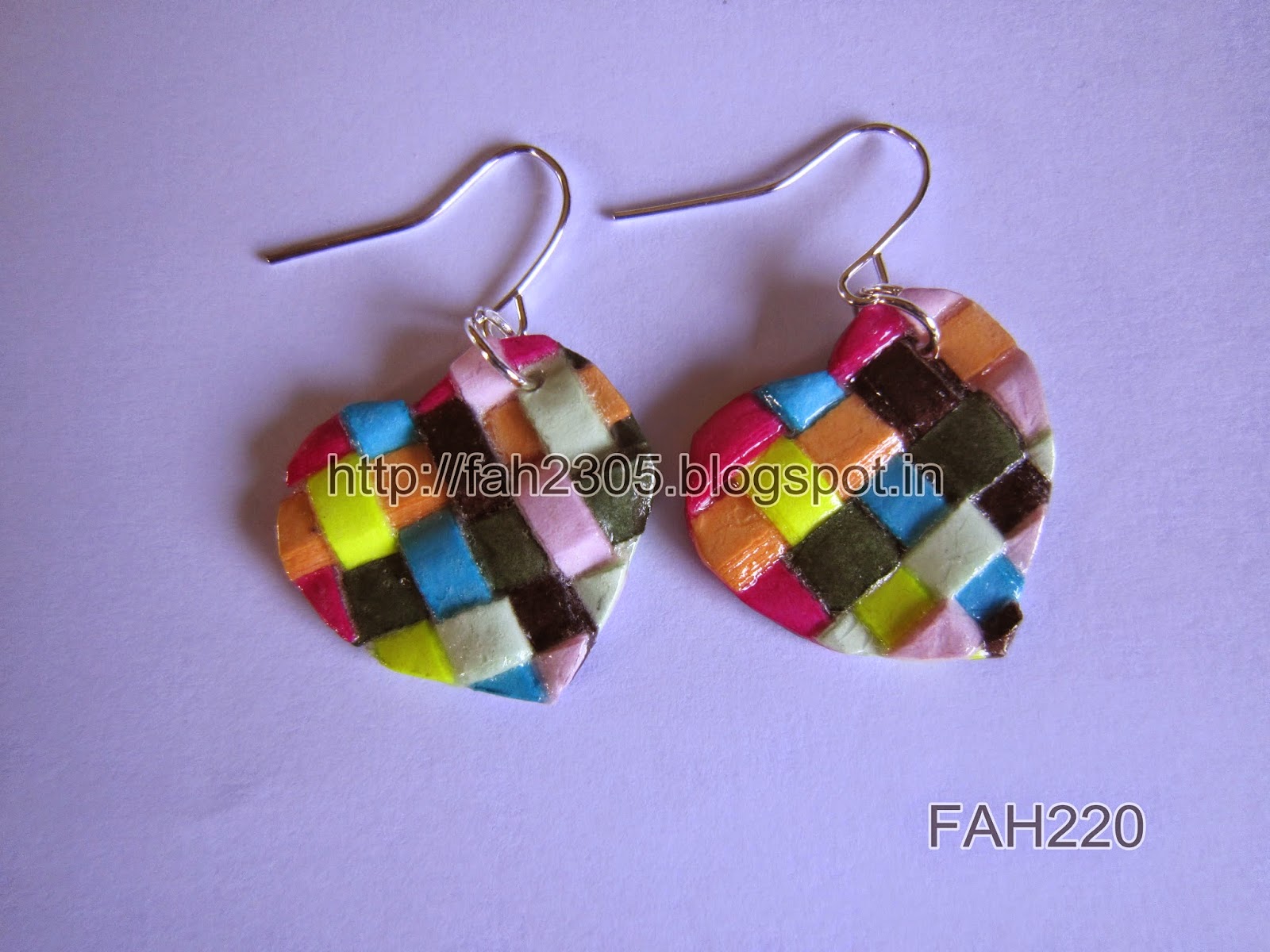 Fah Creations Paper Weaving Earrings