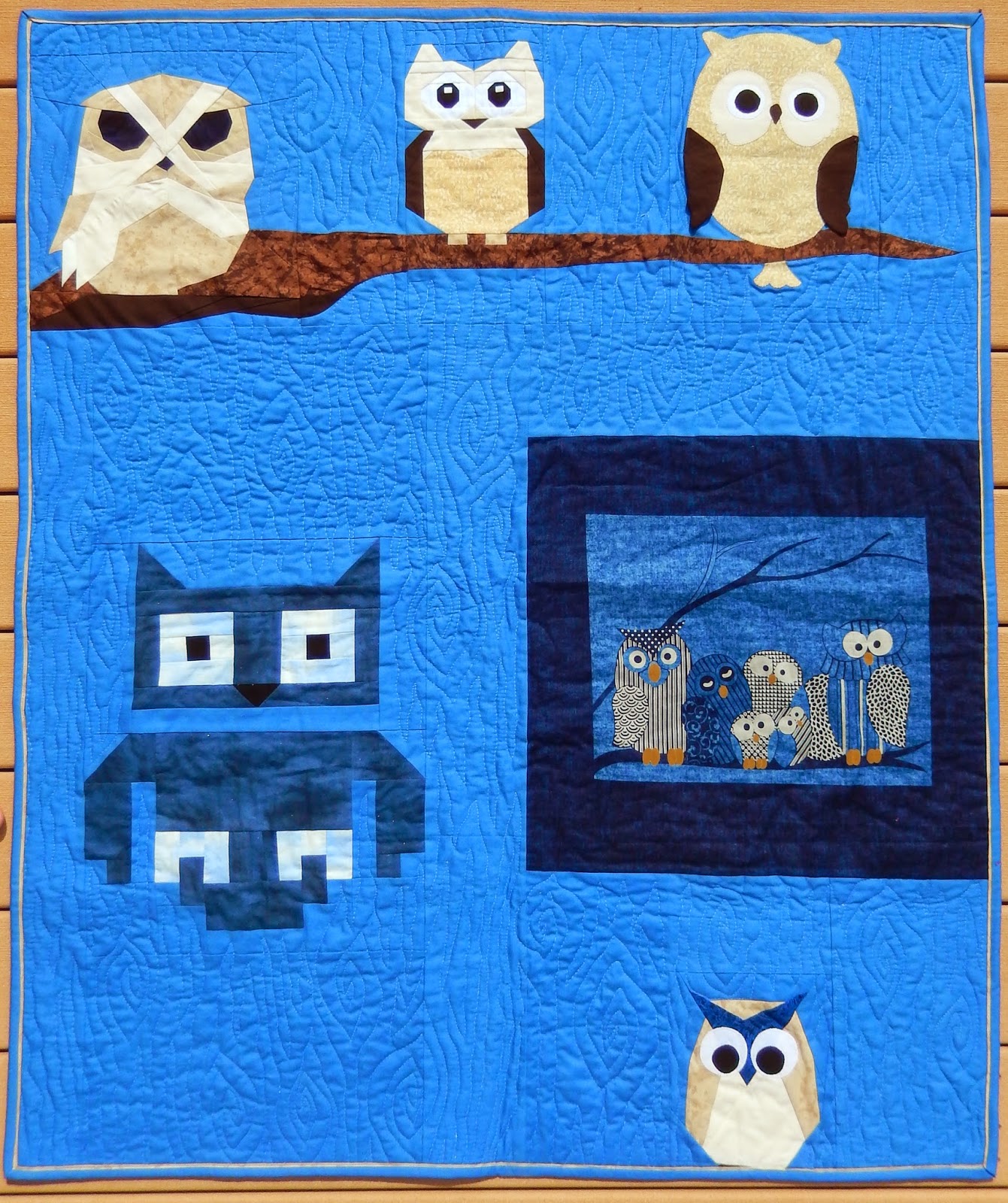Quilting Mod Owl Quilt