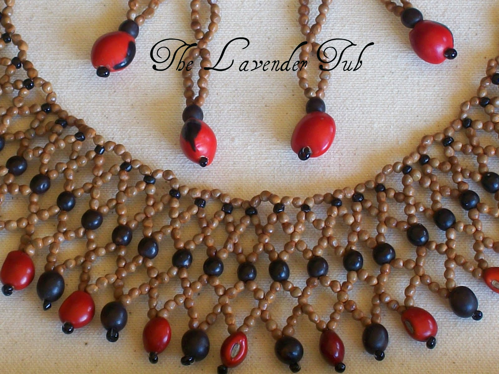 The Lavender Tub Amazon Jungle Necklace and Earrings