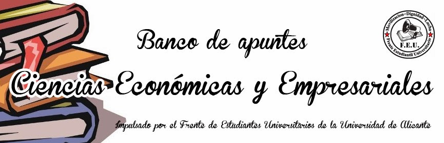 Banco de Apuntes de la Facultad de Ciencias Económicas y Empresariales
