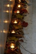 Fall candle decorations