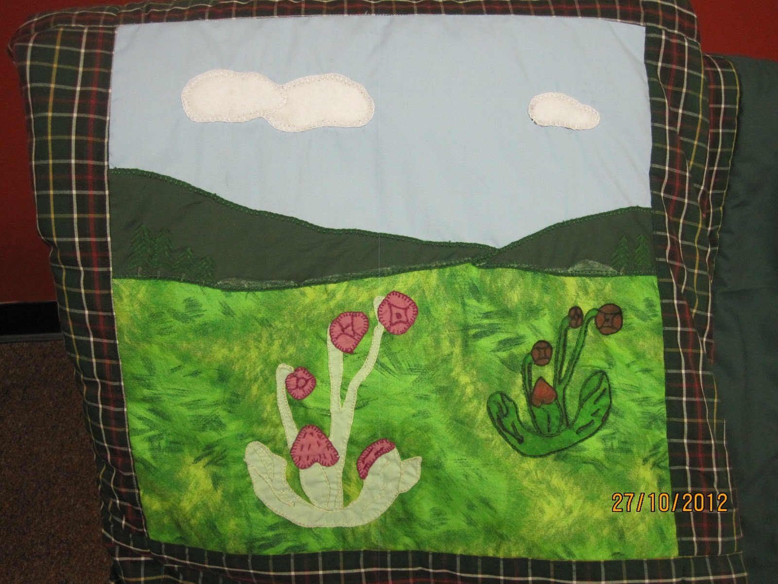 A year in rural New Found Land Newfoundland quilt