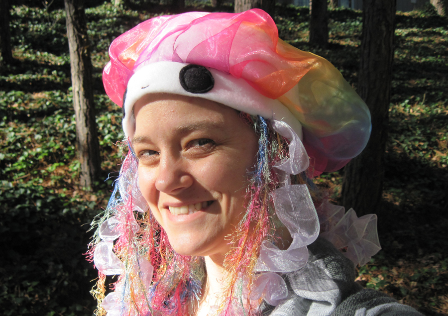 River Critter's Den Rainbow Jellyfish Hat
