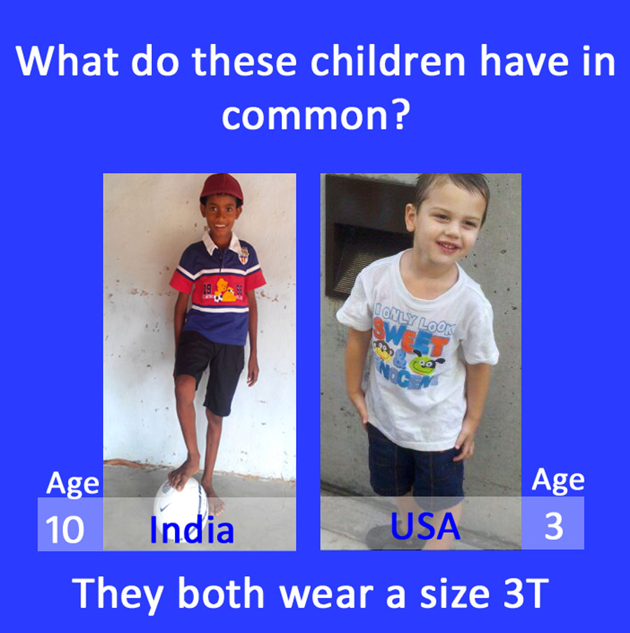 New Hope for Children Orphanage: What size shirt does a 10 ...