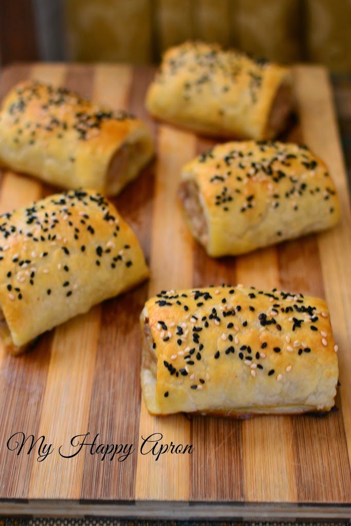 My Happy Apron Chicken Mince Sausage Roll