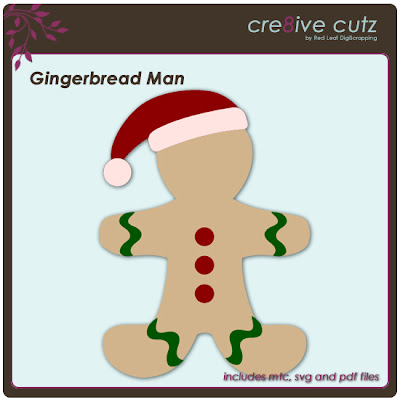 Cre8ive Cutz 3d Svg Cutting Files For Electronic Cutting Machines Free Cutting File Gingerbread Man