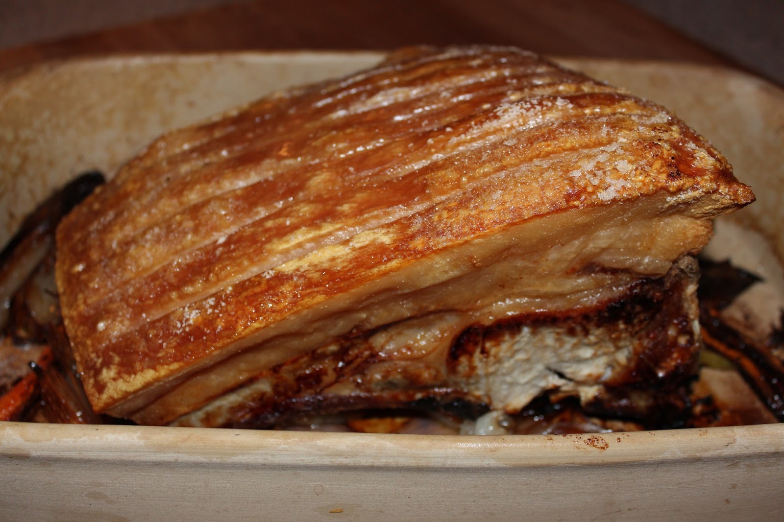 FLOWER POT KITCHEN HOMEREARED ROASTED PORK LOIN RACK WITH