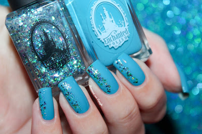 Enchanted Polish Blue Nail Art