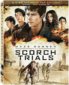 Maze Runner: The Scorch Trials Blu-ray cover