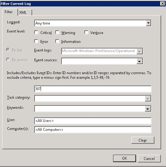 Sonstiges Nachrichten Schmieren event viewer xml filter contains Anonym