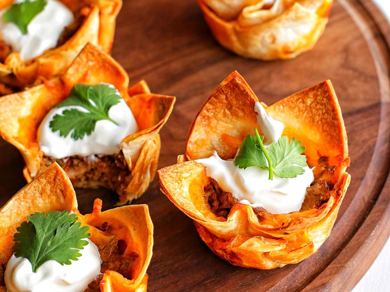 Tasty Food Crunchy Taco Cups