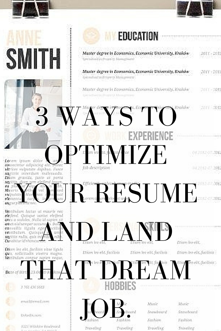 optimize resume