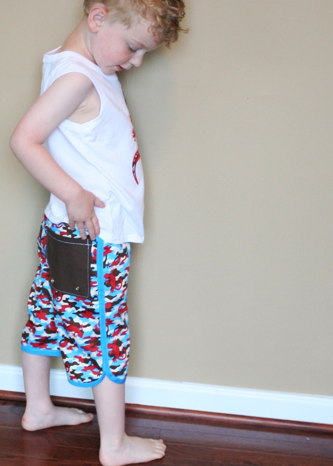 Sewing Mama RaeAnna Big Island Board Shorts