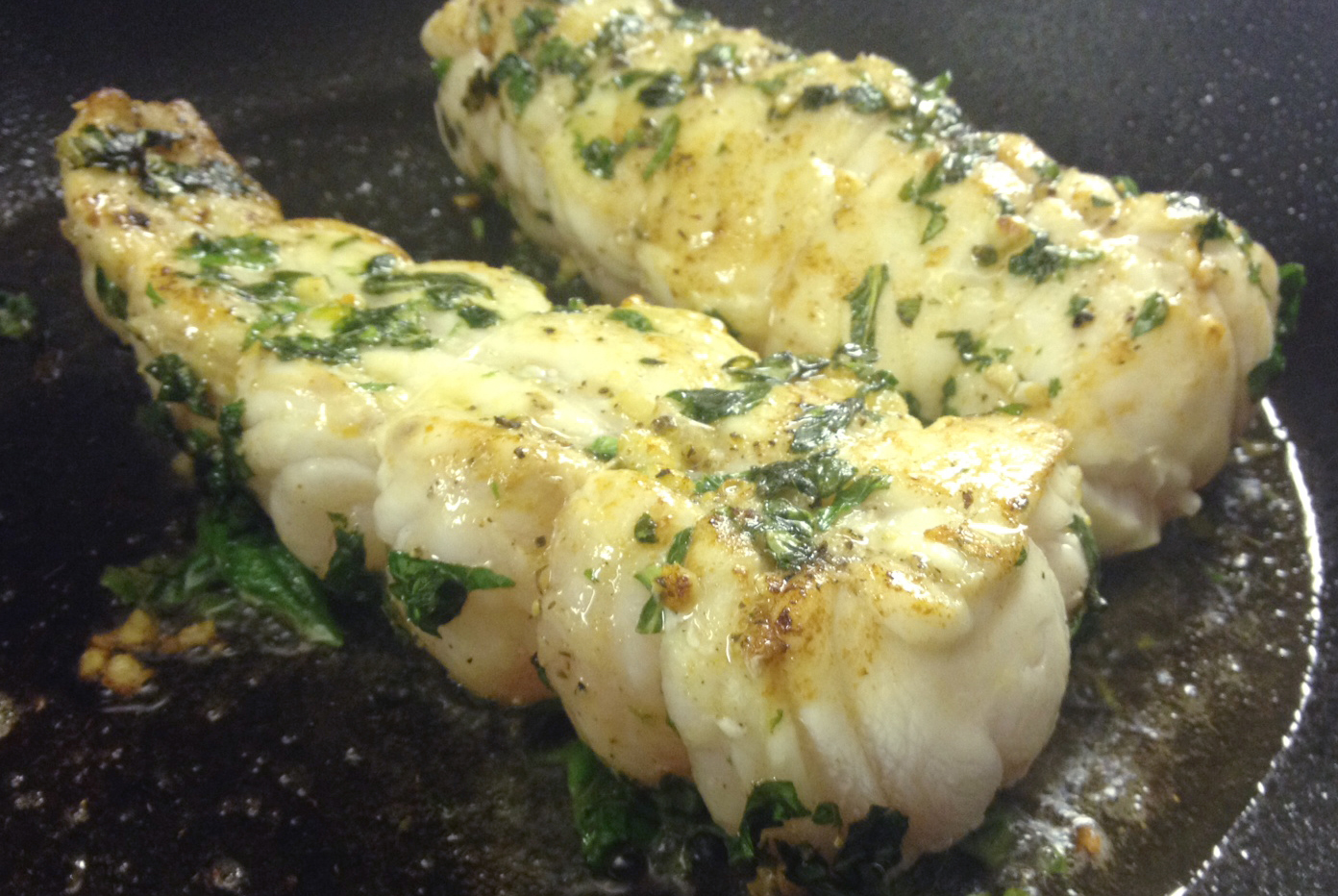 whatiatewhaticooked Saturday Supper! Roast Monkfish, Seared Scallops