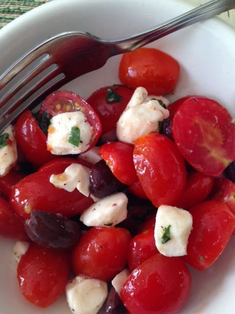 grammysapronrecipesreflections.com: Caprese Salad with Grape Tomatoes ...