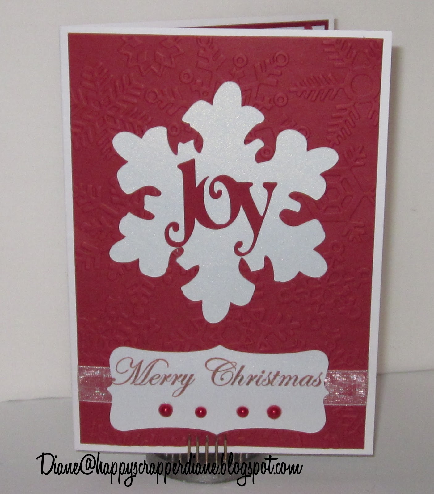Diane's Crafty Place Exploring Cricut Christmas Card Blog Hop