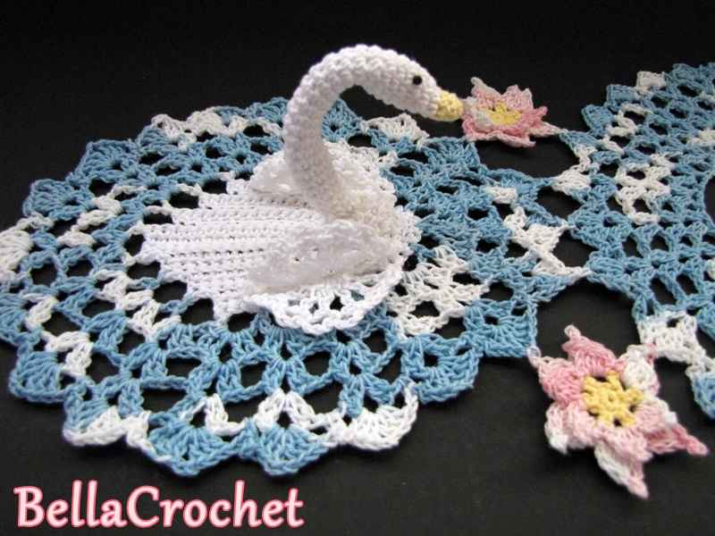 BellaCrochet: Serene Swans Doily: A Free Crochet Pattern ...