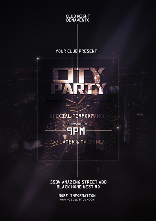 How To Create A City Party Poster In Photoshop