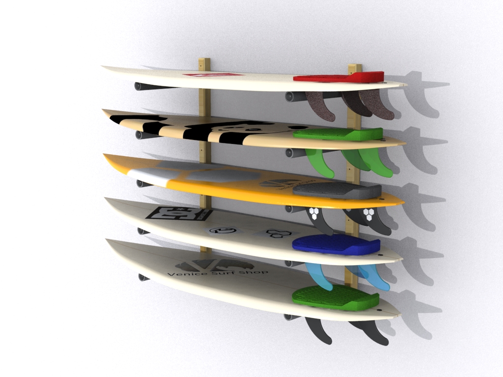 Venice Surf Racks Surfboard Wall Racks 5 Surfboard Wall Racks