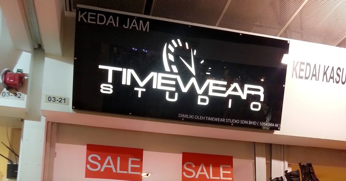 KEDAI JAM TIME WEAR STUDIO BERJAYA TIME SQUARE iena lifestyle blogger