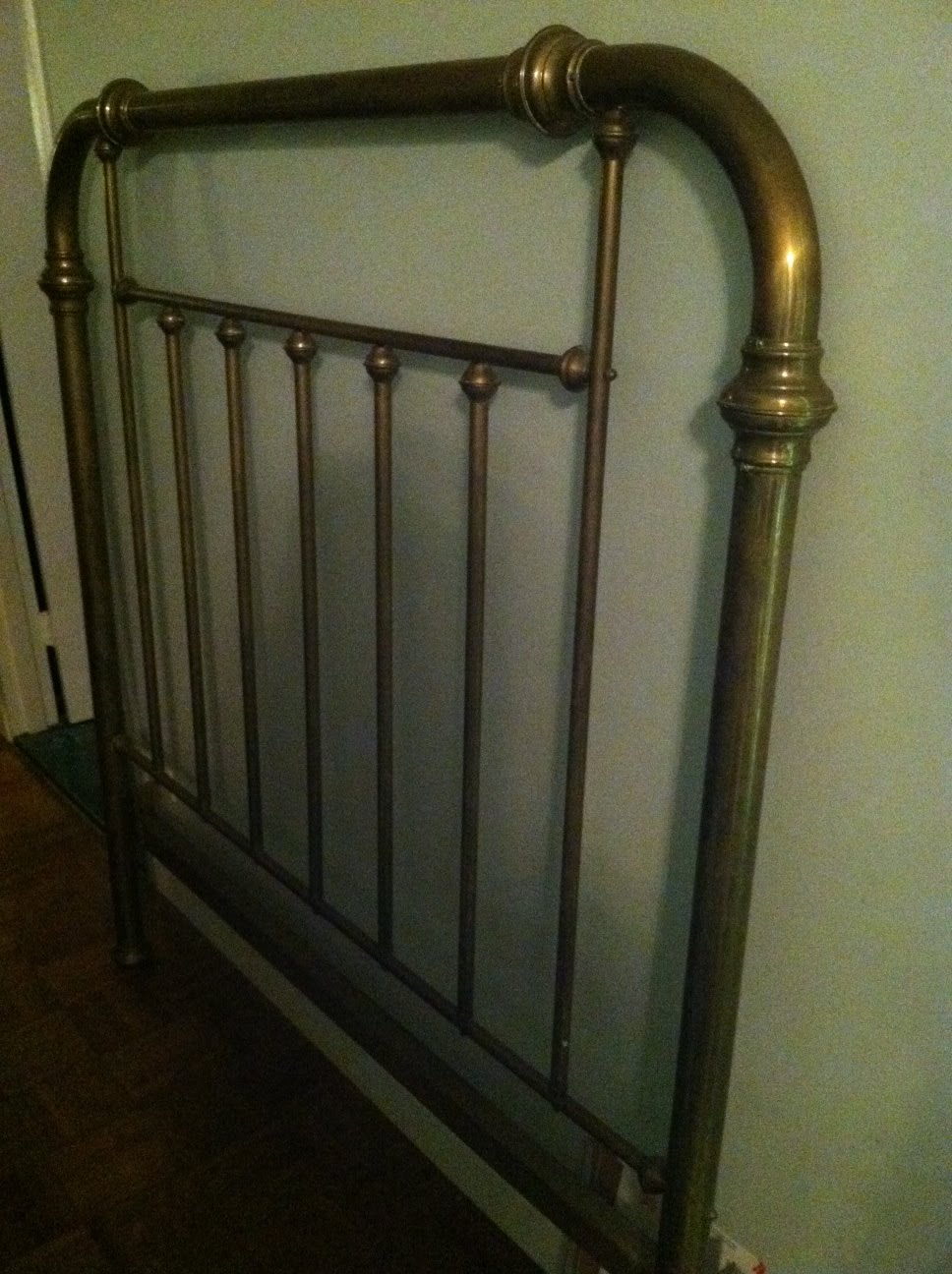 ROOSEVELT ISLAND LISTINGS Solid Brass Headboard and Footboard