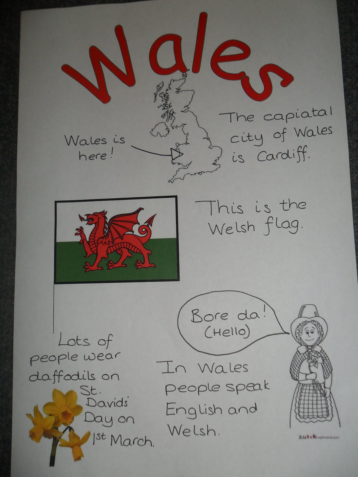 What is wales famous for picture