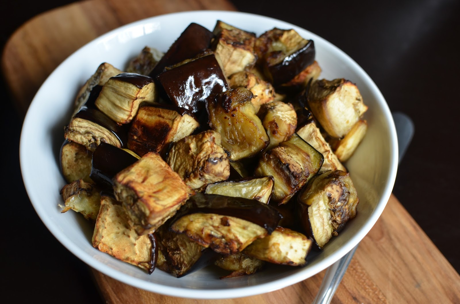 Playing with Flour Roasting eggplant...with soy sauce