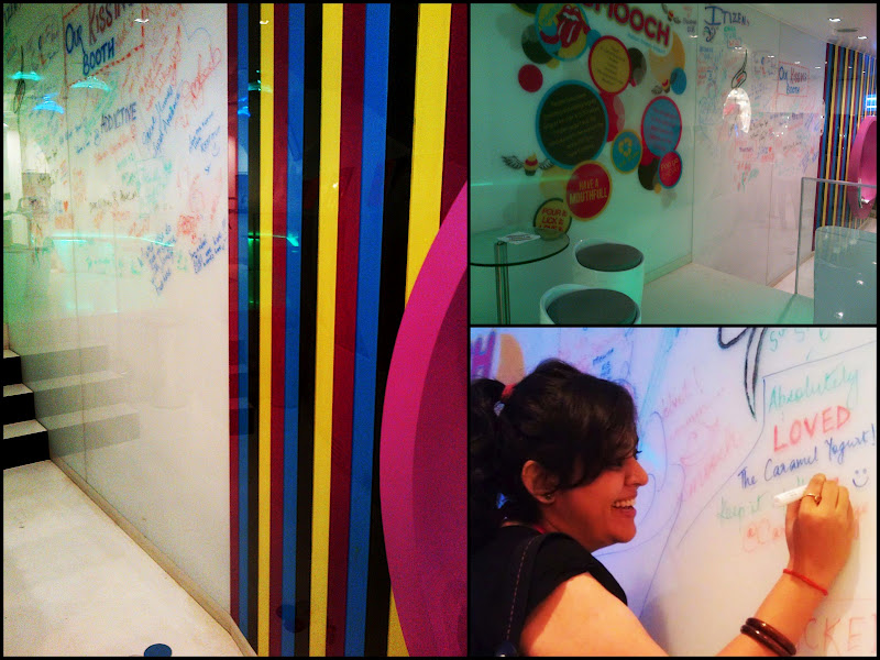 Food Review Smooch Frozen Yogurt, Juhu. Caramel Wings