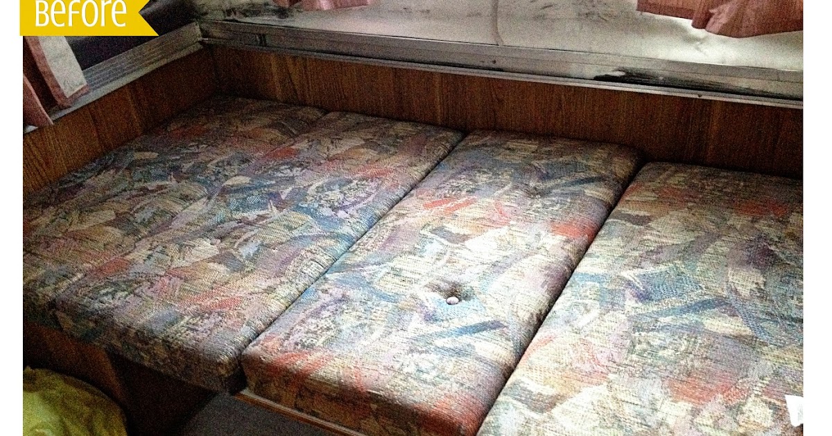 Pop Up Camper Project How to Reupholster Your Camper Cushions