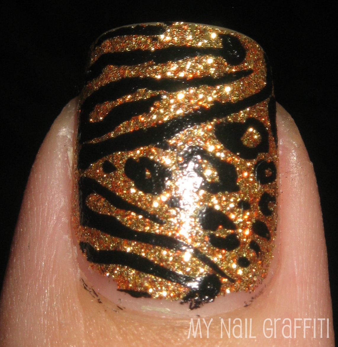 My Nail Graffiti Milani Gold Glitz