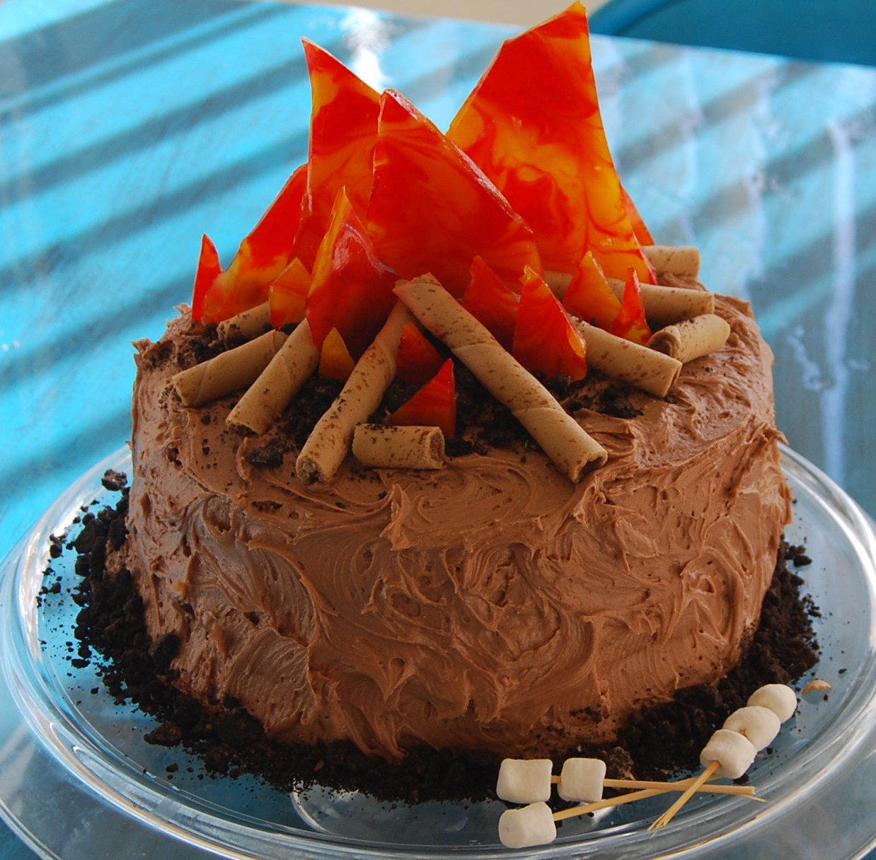 CAMPFIRE+CAKE.jpg 1,238×1,216 pixels | Camping cakes, Campfire cake