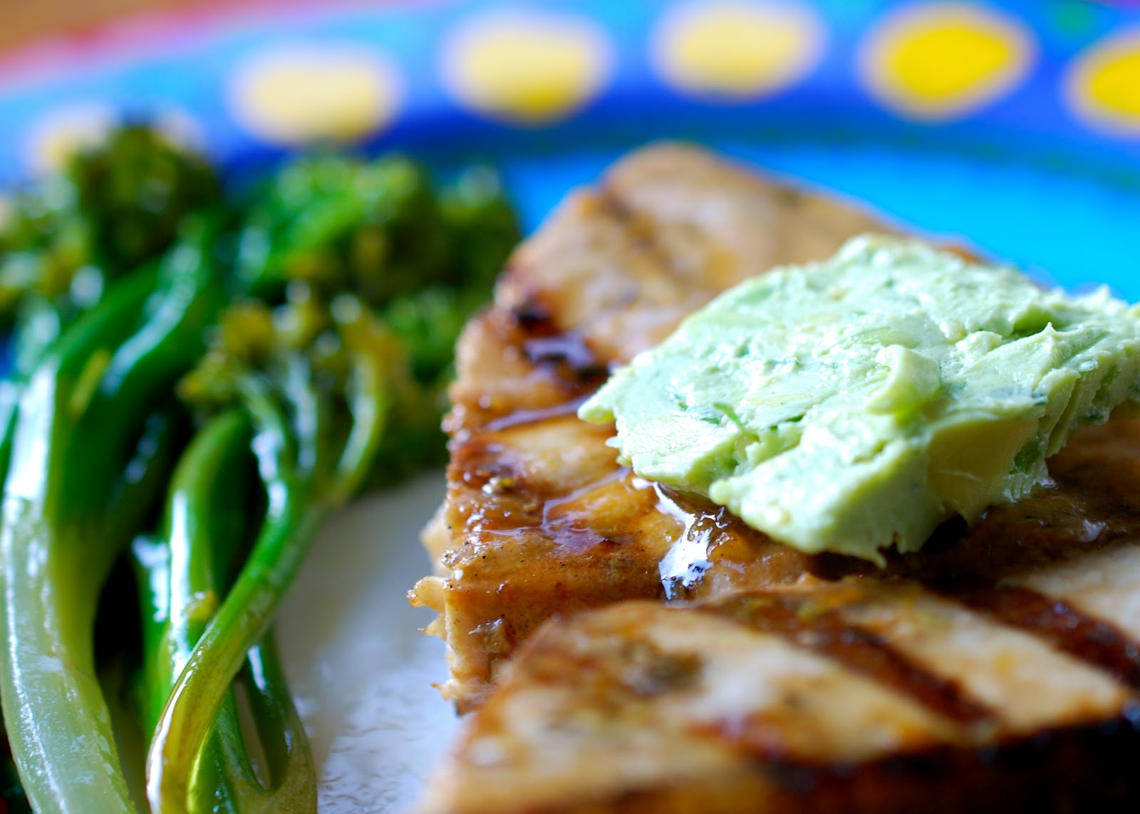 Cooking with Larue Grilled Swordfish Steak with Avocado Butter