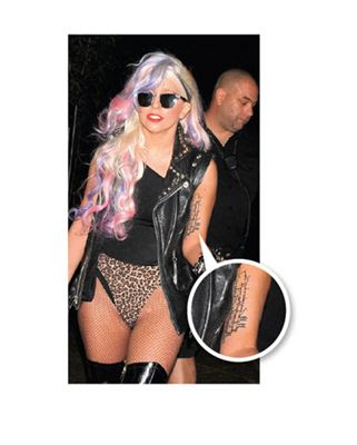 lady gaga tattoos pictures. lady gaga tattoos pictures.